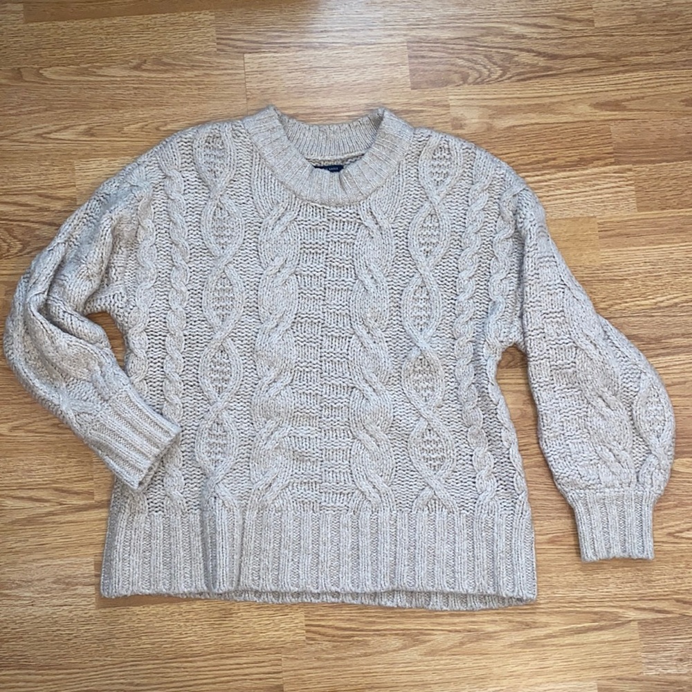 American Eagle cable knit sweater